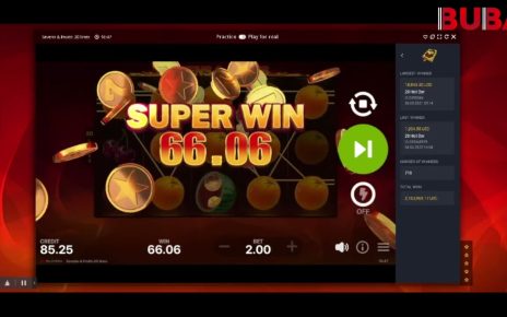 Online casino slot – Sevens   Fruits by PLAYSON – BUBA.GAMES