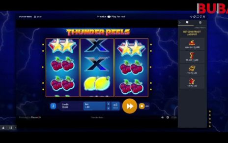 Online casino slot – Thunder Reels by PLAYSON – BUBA.GAMES