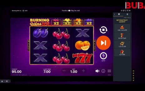 Online casino slot – X2 Burning wins by PLAYSON – BUBA.GAMES