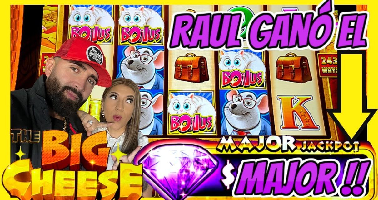 ? RAUL GANO EL MAJOR JACKPOT EN NUEVA MAQUINA THE BIG CHEESE ? HARRAHS CASINO SUR DE CALIFORNIA !