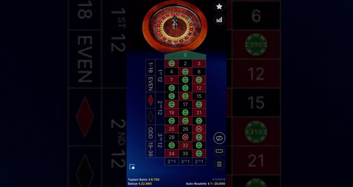 RULET | RULETTE 50 BİN TL KAZANMAK TAKTİKLERLE VURGUN RULET | RULETTE 50 BİN TL KAZANMAK TAKTİKLERLE VURGUN