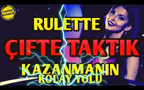 Rulet Taktikleri 2022 | Rulet te Çifte Taktiği İzlemeyen Kaybeder | Casino Derneği