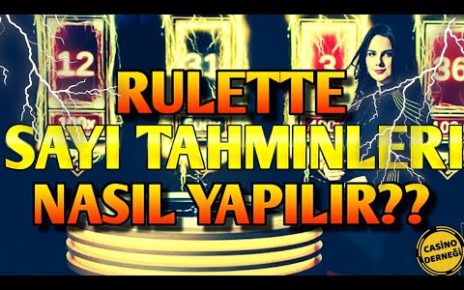 Rulet te günlük 5K Para Kazanma Taktiği | Rulet Taktikleri Rulet Analizleri | Casino Derneği