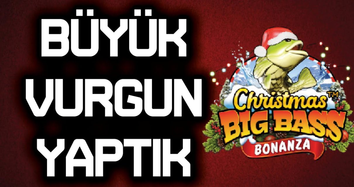 SLOT OYUNLARI CHRİSTMAS BİG BASS BONANZA İLE BÜYÜK VURGUN YAPTIK #slotoyunları #casino