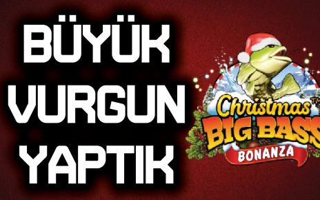 SLOT OYUNLARI CHRİSTMAS BİG BASS BONANZA İLE BÜYÜK VURGUN YAPTIK #slotoyunları #casino