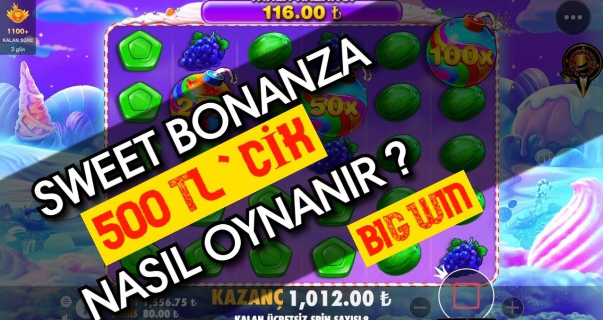 Sweet Bonanza | 500 TL İLE NASIL OYNANIR ? | #SweetBonanza #PaparaÇekilişi #Slot #Casino