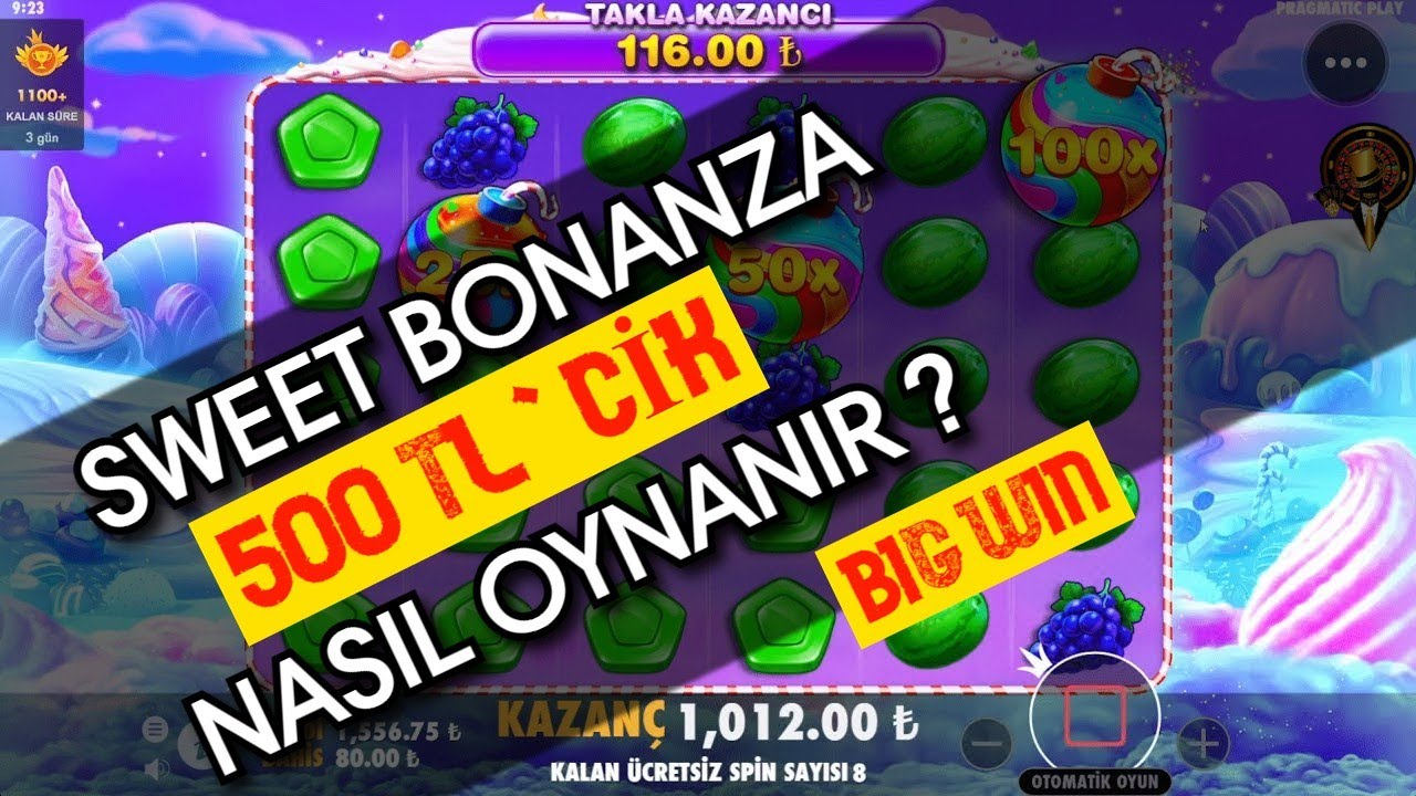 Sweet Bonanza | 500 TL İLE NASIL OYNANIR ? | #SweetBonanza #PaparaÇekilişi #Slot #Casino