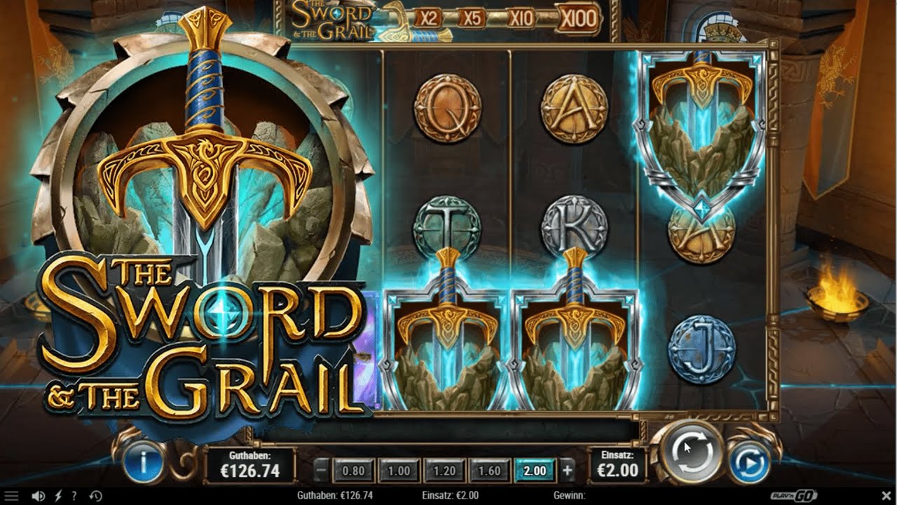 Sword and the Grail Freispiele auf 3€ - Online Casino Experiment Deutsch Part 55