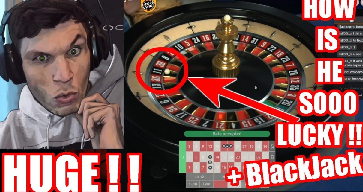 The LUCKIEST ROULETTE participant Alive .. and BlackJack | TrainWrecksTV