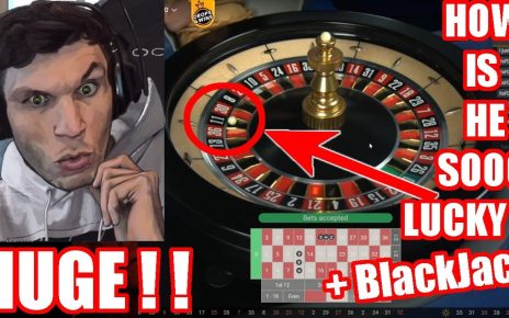 The LUCKIEST ROULETTE participant Alive .. and BlackJack | TrainWrecksTV