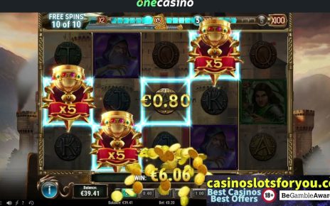 The Sword and The Grail, Online Casino Slots Big Win Bonus