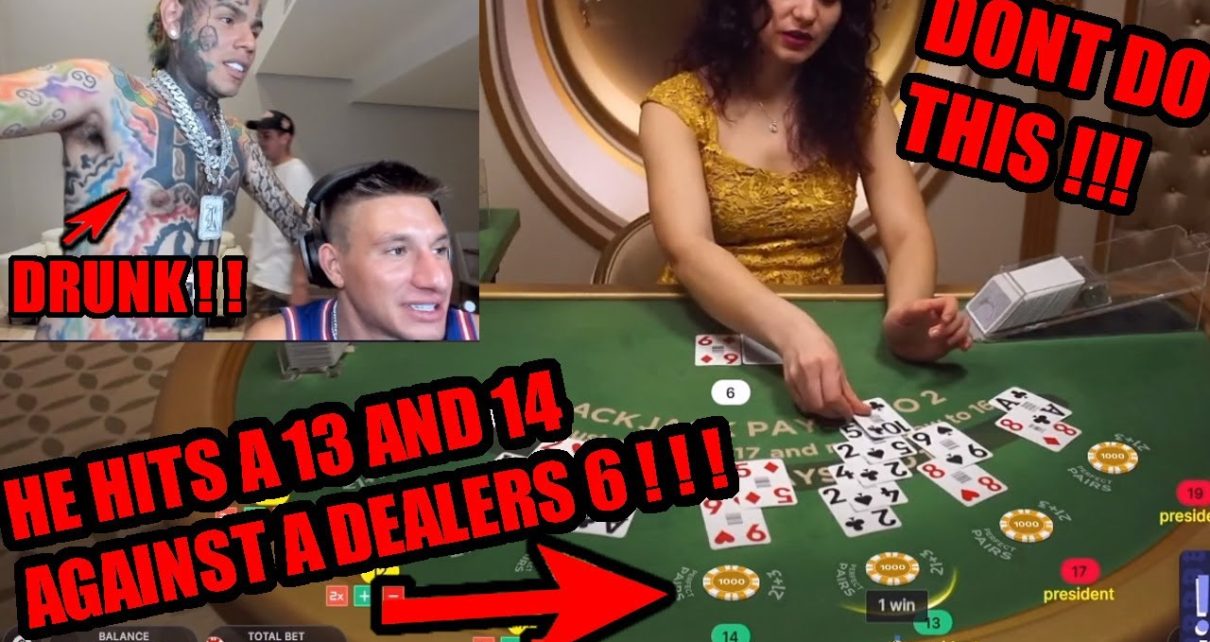 This Is How non To Play BlackJack | Tekashi 69 & SteveWillDoIt