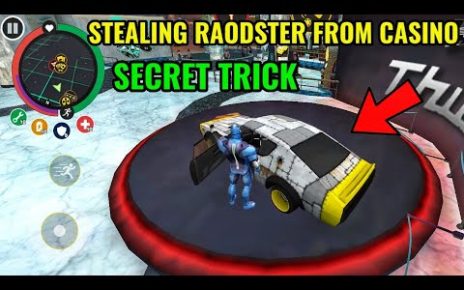 rope hero steal roadster car from casino new secret update in rope hero vice town || classic gamerz