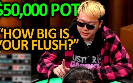 3-Way ALL IN in ,000 Pot @Hustler Casino Live