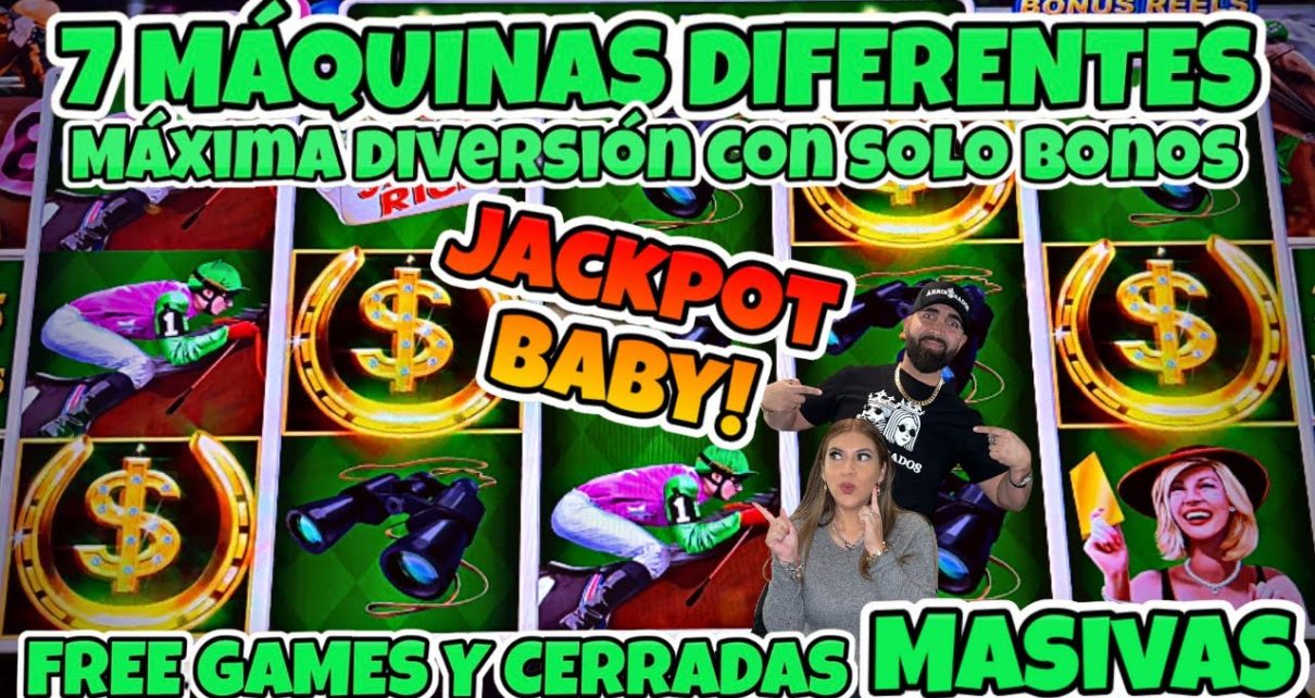 ? 7 MAQUINAS DIFERENTES Y ESTAS FUERON MIS MEJORES JUGADAS EN EL CASINO ! JACKPOT BEST BET ! ?