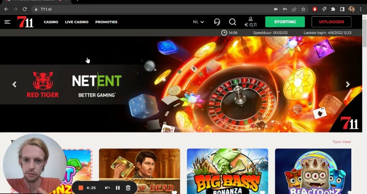 711  Online Casino Nederland   review