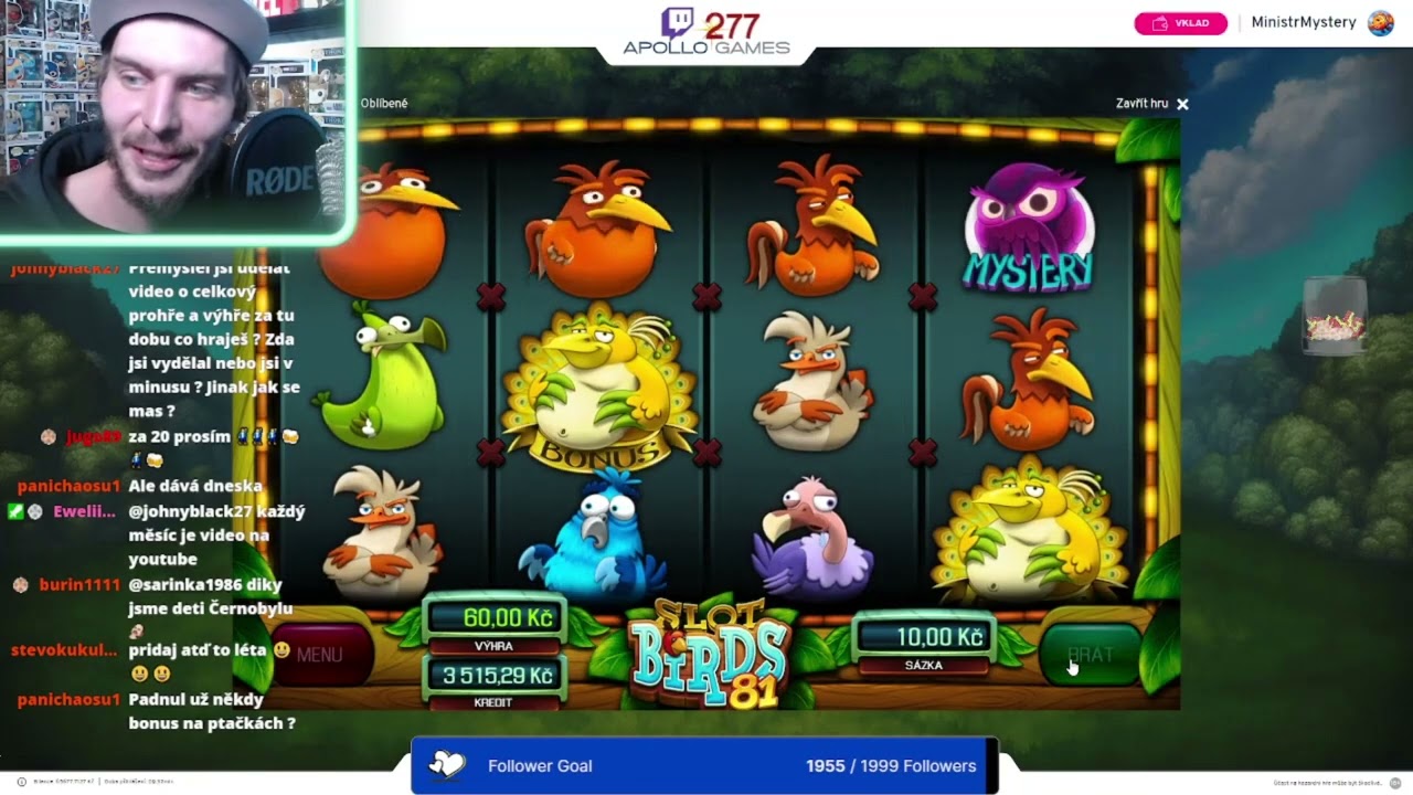 APOLLO GAMES ONLINE CASINO | BIRDS 81 | PTAČÍ JÍZDA | ZÁZNAM STREAMU #32