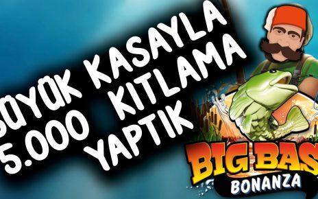 BİG BASS BONANZA OYUNUNDA BÜYÜK KASA İLE 5K KITLAMA YAPTIK #slotoyunları #casino