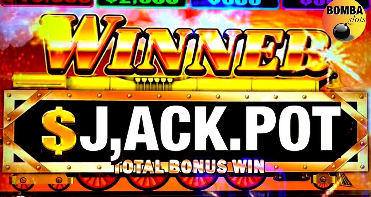 BIG JACKPOT HANDPAY! On KONAMI? Piggy Pennies ~ All Aboard Casino Slot Machine Win In Las Vegas