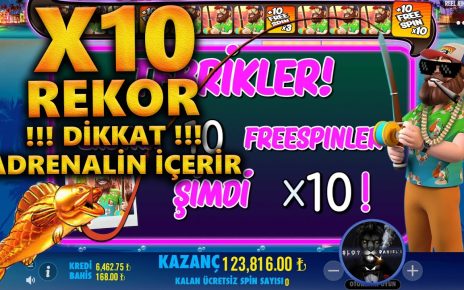 BİGGER BASS BONANZA | 10X Bonus Maxwin Rekor | #slot #casino #slotoyunları