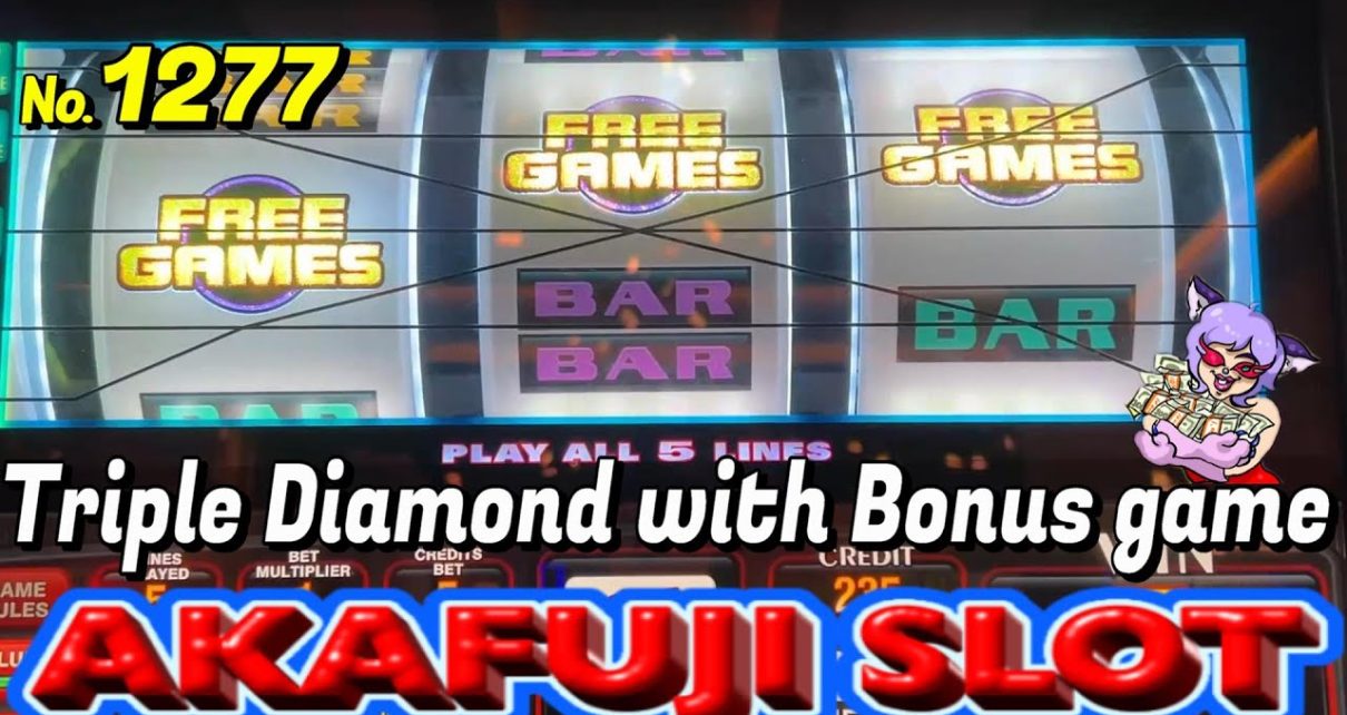 Bonus Games? VOLCANIC 7s Slot, TRIPLE DIAMOND Slot machine @PALMS Casino Las Vegas 赤富士スロット ラスベガス ⑦