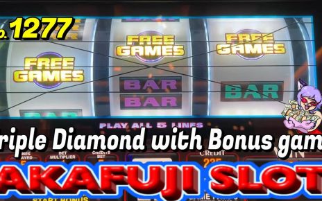 Bonus Games? VOLCANIC 7s Slot, TRIPLE DIAMOND Slot machine @PALMS Casino Las Vegas 赤富士スロット ラスベガス ⑦