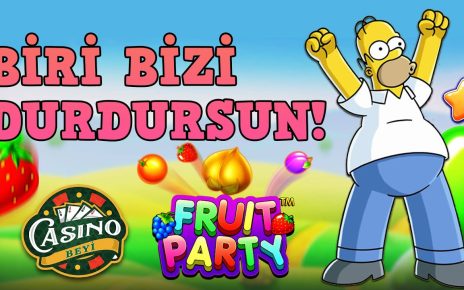 ?#ÇEKİLİŞ ?#FruitParty'de Jet Hızında Kazanç! – Casino Beyi #slot #casino #slotoyunları #slotvideo