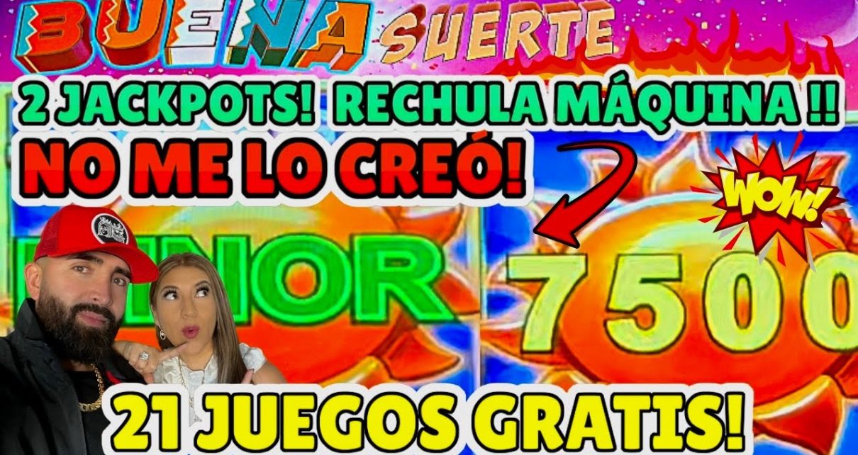 ☀️ CON SOLO 0 GANE 2 JACKPOTS EN LA MAQUINA DE BUENA SUERTE !