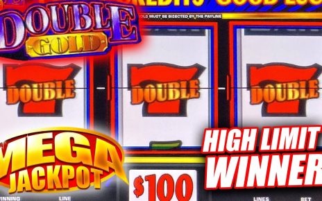 DOUBLE GOLD HIGH LIMIT SLOT WINNER ★ HUGE JACKPOTS ON CASINO SLOT MACHINE ★