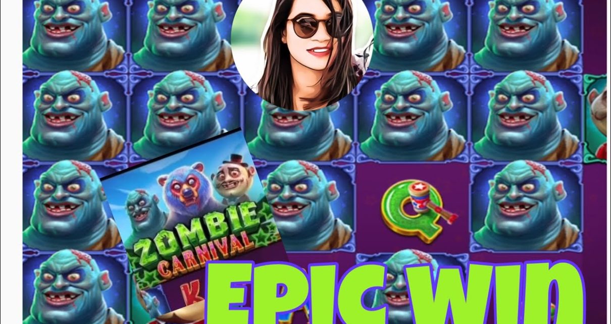 Epic win on ZOMBIE CARNIVAL!! Pulsz online casino!! #pulszcasino #akslotvideos