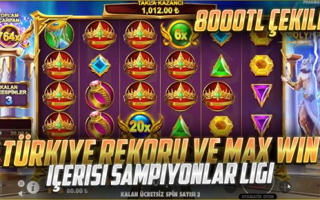 GATES OF OLYMPUS l TÜRKİYE REKORU YORUMLARA PAPARA??İÇERİSİ FENA?? #gatesofolympus #casino #slot