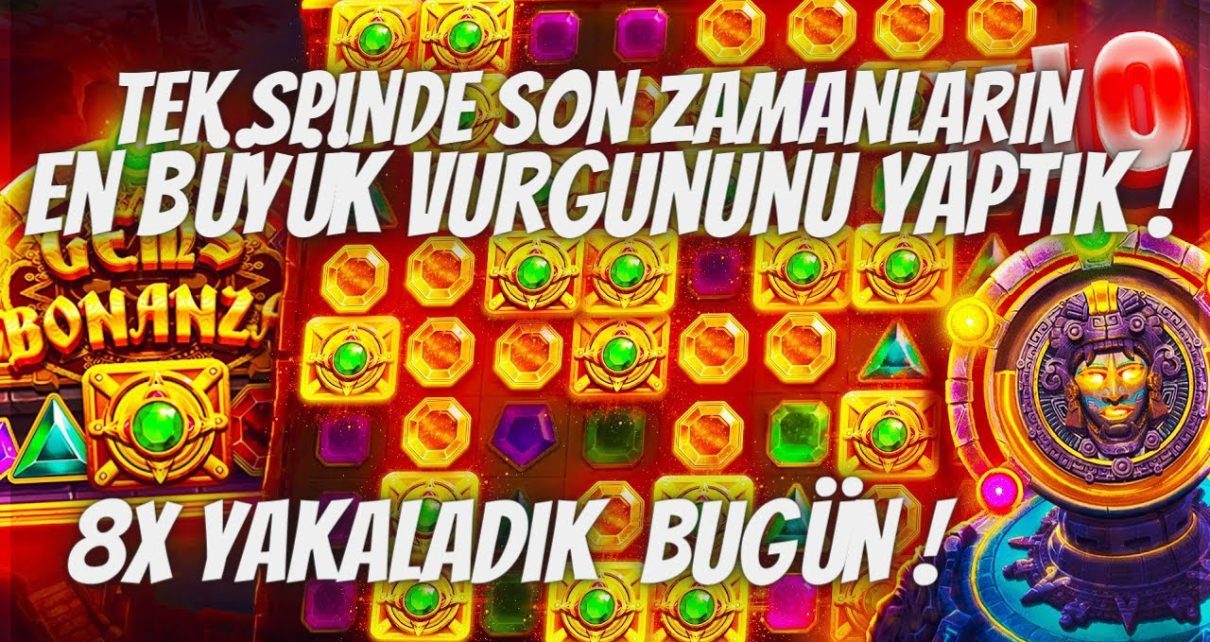 GEMS BONANZA | Tek Spinde 5x Katladık Kasamızı ? Rekor Ödeme Aldık ! |ı