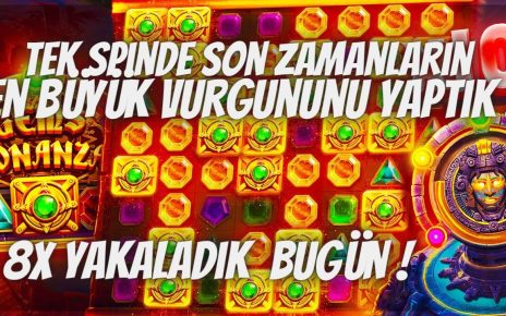 GEMS BONANZA | Tek Spinde 5x Katladık Kasamızı ? Rekor Ödeme Aldık ! |  #Slot #Casino #SlotOyunları