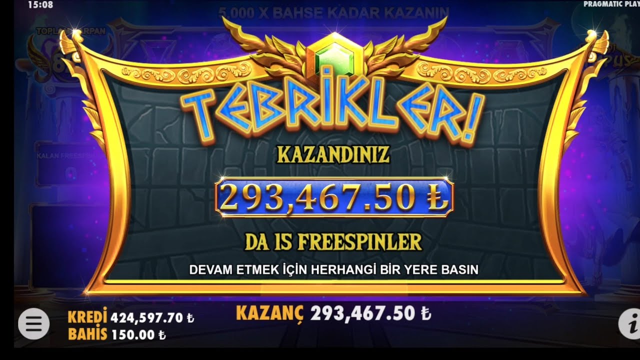 Gates Of Olympus | Dede'ye 292.000 Tokadı | Casino Slot