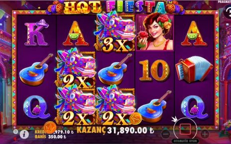 Hot Fiesta – Mega Kazanç , Mükemmel Oyun Big Win..  #casino #slot #pragmaticplay #bigwin