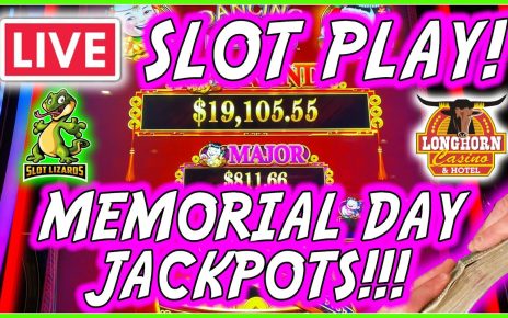 ? LIVE EPIC HUGE JACKPOTS MEMORIAL DAY SLOT PLAY! J'S SURPRISE THANK YOU TO ALL! AT LONGHORN CASINO!