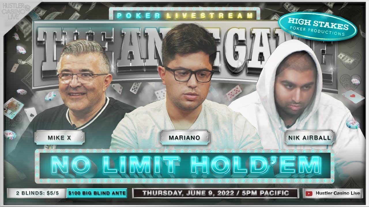 Mariano Plays $5/5/100 Ante Game w/ Wesley, Nik A & Mike X - Commentary by David Tuchman & Nitucci