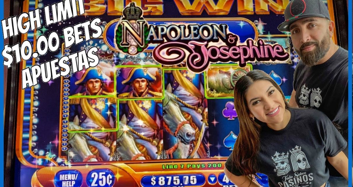 NAPOLEON AND JOSEPHINE SLOT MACHINE HIGH LIMIT AT BORGATA CASINO (límite alto) Atlantic City Casinos