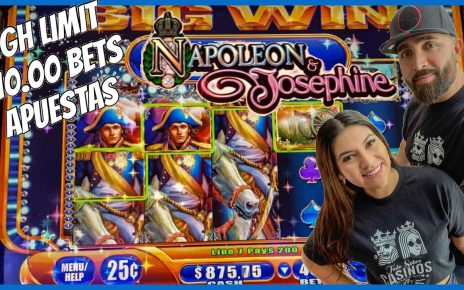 NAPOLEON AND JOSEPHINE SLOT MACHINE HIGH LIMIT AT BORGATA CASINO (límite alto) Atlantic City Casinos