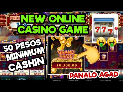 NEW ONLINE CASINO GAME ? 50 PESOS MINIMUM CASHIN 17K AGAD PANALO GOODS NA GOODS ??