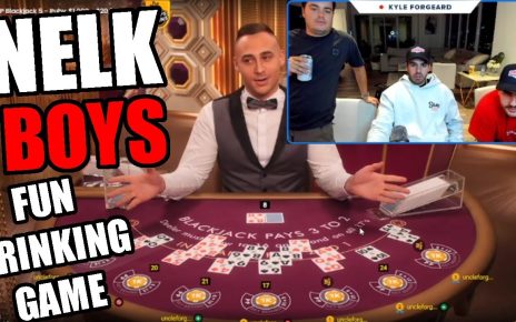 Nelk Boys Chugging Beers And Gambling | BlackJack