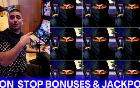 Non Stop BONUSES & JACKPOT On High Limit Dollar Storm Slot Machine