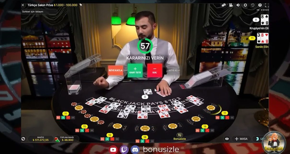 ?? ONLİNE CASİNO BLACKJACK CANLI YAYIN VOL.1 ???
