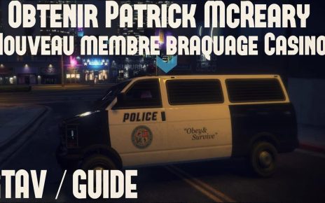 Obtenir Patrick McReary Membre Braquage Casino GTAV