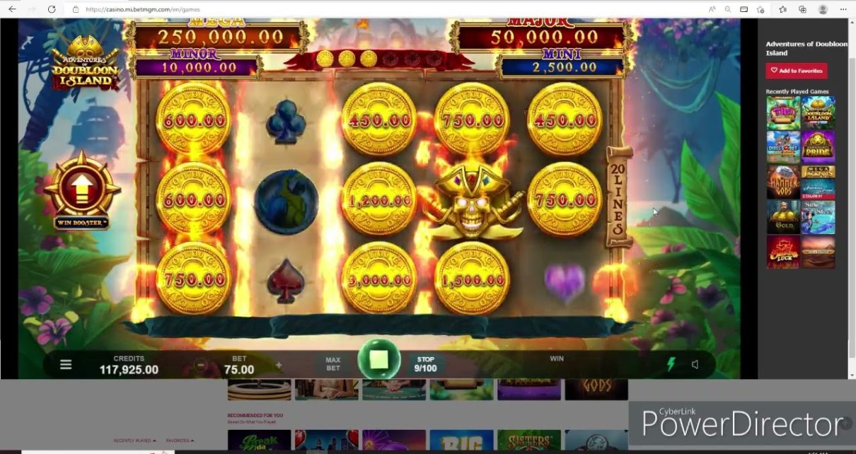 Online Casino testing Doubloon Island Max bet  a spin