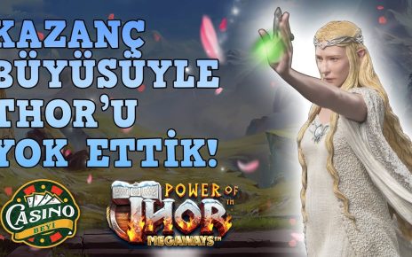 ?#PowerOfThor'da Büyük Kazanç! – Casino Beyi #slot #casino#slotoyunları#slotvideo#pragmatic#slotizle