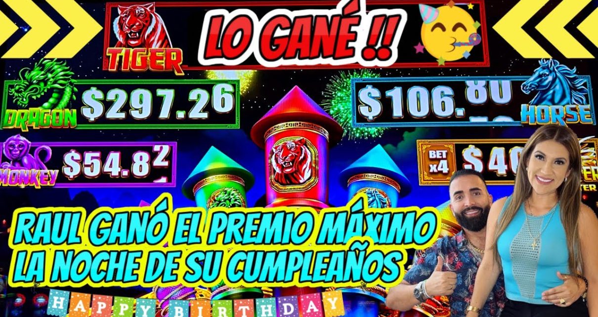 ? RAUL GANO EL PREMIO MAXIMO EN POMPEII GOLD CASH FORTUNE EL MISMO DIA DE SU CUMPLEAÑOS ! ?