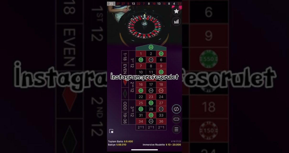RULET | RULETTE 135 BİN TL’LİK VURGUN | ÇEKİM KANITLI