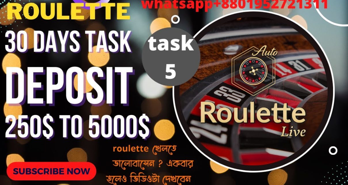 Roulette Online Casino Tips Bangla Task 5