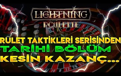 Rulet Taktikleri Efsane Geri Dönüş | Rulet Analizleri | Canlı Rulet Casino Derneği